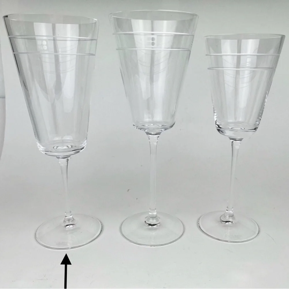 KATE SPADE x LENOX Noel Crystal Water Goblets, Pair
